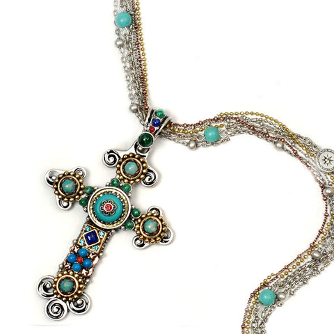 Desert Gypsy Cross Necklace